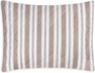 Matouk Elio Pillow Sham in Quilted Mocha at Nordstrom, Size Standard