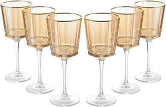 Barski Set Of 6 Water Goblets