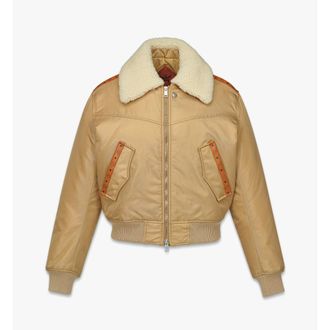 MCM Aviator Jacket in Shearling and ECONYL