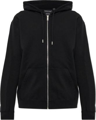 Canada Goose Loon Full Zip Hoodie - Heren - Vesten met rits - Zwart - XL - Katoen - Hoodies & sweatvesten