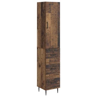 vidaXL Juego De Armarios 2 Uds. 33 X 34,5 X 90 Cm Madera De Ingenier&iacute;a Vidaxl