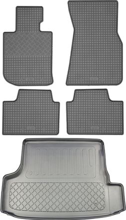 OEM Bmw Serie 3 G21 Phev Touring / Serie 3 G21 Xdrive Phev Touring Estate (5 Puertas) Desde Julio De 2019. Juego: Alfombrillas De Goma Para Coche + Alfomb