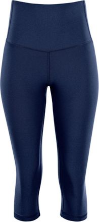 Winshape Leggings WINSHAPE 3/4 Functional Comfort HWL217C, Damen, Gr. XXL, Normalgr&ouml;ssen, blau (dunkelblau), 85% Polyester, 15% Elasthan, Hosen Leggings, mit V