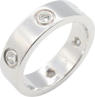 Cartier White Gold White Gold (18K) Band Ring (Pre-Owned)