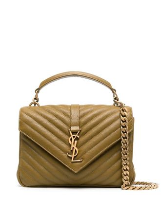 【Saint Laurent】MINI LE 5 A 7 TOTE BAG ベージュ Le 5 à 7 Mini leather shoulder bag in beige - Saint Laurent