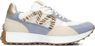 Notre-V Schoenen, Dames, Veelkleurig, 37 EU, Leer, Witte Low-Top Sneakers