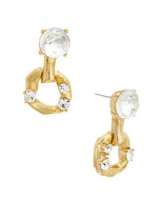 Oscar De La Renta Oscar De La Renta Rhinestone Earrings
