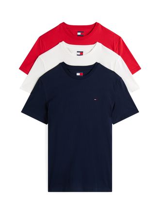 Tommy Jeans TJM XSLIM 3 PACK TEE Mit Rundhalsausschnitt