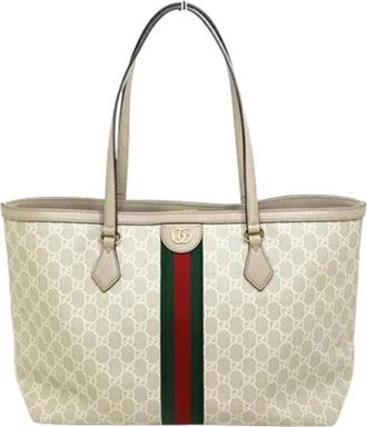 Gucci Pre-owned Canvas gucci-bags - Dames - Vintage Shopper - Beige - ONE Size - Vintage
