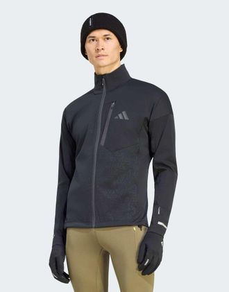 adidas Terrex xperior giacca softshell da sci di fondo nera-Nero
