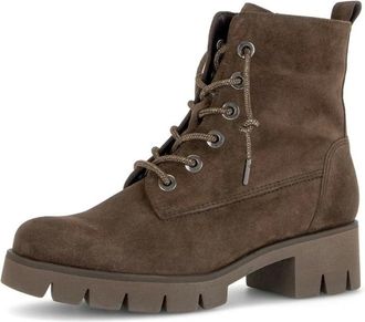 Gabor Veterschoen Enkellaars - Dames - Schoenen - Bruin - Maat: 38 EU Leer
