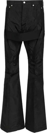 Rick Owens Megastrapped Broek - Heren - Wijde Broeken - Zwart - W33 - Broeken