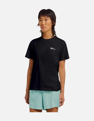 Jack Wolfskin Womens Jack Wolfskin Womens Essential Cotton T-Shirt - Navy - Size: 10/8