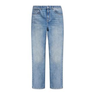 Alexander McQueen Alexander McQueen, Straight Jeans, female, Blue, Size: W24 Straight-leg Jeans