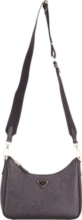 Prada Pre-owned Womens Re-Edition 2005 Shoulder Bag in Black Saffiano Leather Calf Leather - One Size