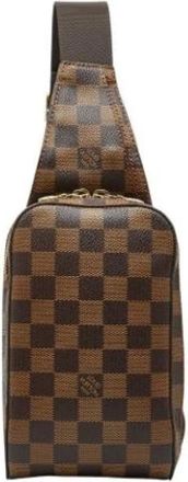 Louis Vuitton Pre-owned Cross Body Bags, male, Brown, Size: ONE SIZE Pre-owned Damier Sling Bag