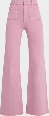 Veronica Beard Joplin High-Rise Flare Jeans