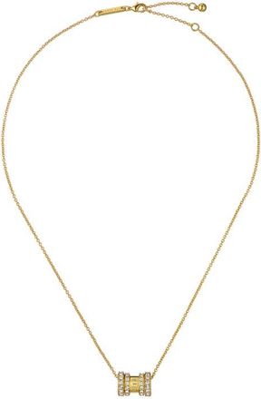 Ted Baker Romie Crystal Roll Pendant Necklace in Gold Tone/Clear Crystal at Nordstrom
