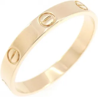 Cartier Love Yellow Gold (18K) Band Ring (Pre-Owned)