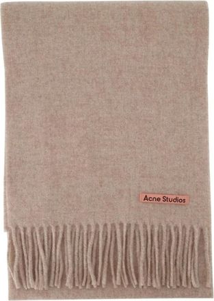 Acne Studios Lana Beige Sciarpa - - Accessories - unisex - Beige - ONE SIZE