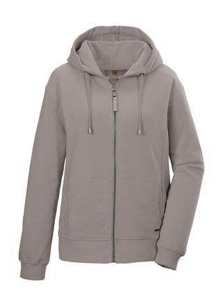 G.I.G.A. DX by killtec Sweatjacke GS 26 WMN SWT JCKT GOTS, Damen, Gr. 34, stein, Obermaterial: 100% Baumwolle;Obermaterial 2: 95% Baumwolle, 5% Elasthan, G.I.G.A. DX BY KILL