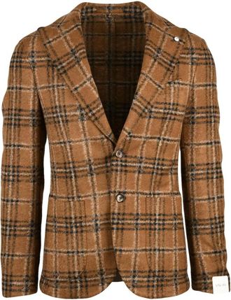 L.B.M. 1911 L.b.m. 1911, Jassen, Heren, Bruin, 2Xl, Wol, Giacca Stondata