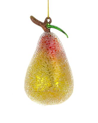 Cody Foster & Co. Handmade Beaded Pear Ornament