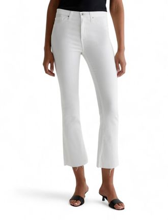 AG - Adriano Goldschmied Jodi Crop Jean In White