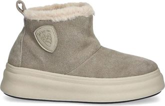 Blauer suede ankle boots - Grey