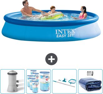 Intex Piscina Easy Set Redonda - 366x76 Cm - 7-piezas Scb93