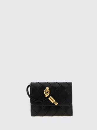 Bottega Veneta Portafoglio tri-fold Andiamo in pelle di agnello intrecciata