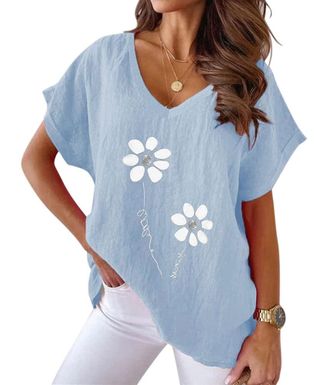 Maglia blu elegante hotsell