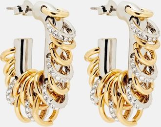 Paco Rabanne Punk XL Link Small embellished earrings