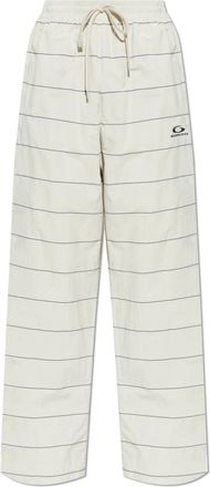 Balenciaga Sweatpants, male, Beige, Size: M Striped Sweatpants