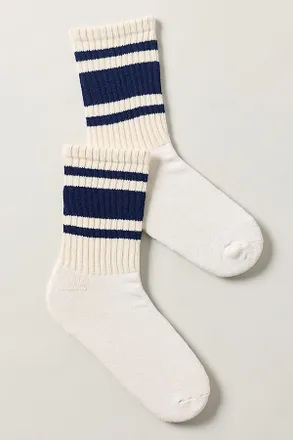 American Trench Striped Crew Socks