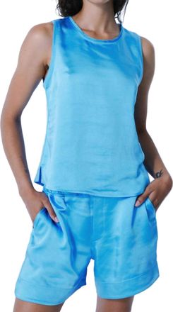 M&eacute;lissa Nepton Lauren Short In Sicilian Blue