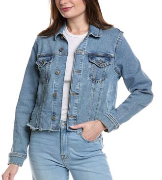 7 For All Mankind Classic Trucker Jacket In Love Soul