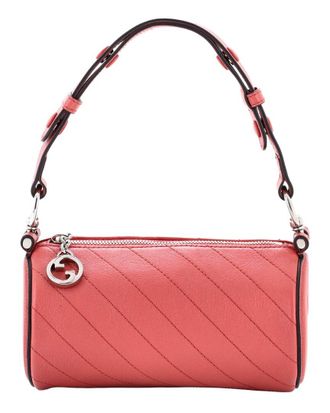 Gucci Pink Diagonal Quilted Leather Blondie Shoulder Bag Mini (Authentic Pre- Loved)
