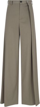 Maison Margiela Pleated Palazzo Pants - Green