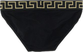 Versace Mens Black Cotton Briefs Clothing