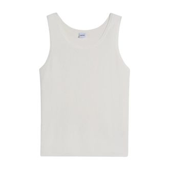 Aspesi Sleeveless Tops, male, White, Size: 2XL Sleeveless Top