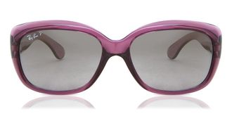 Ray-Ban RB4101 Jackie Ohh Polarized 6591M3 Womens Sunglasses Purple Size 58