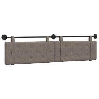 vidaXL Cabecero Colgante Gris Pu Antiguo Vidaxl