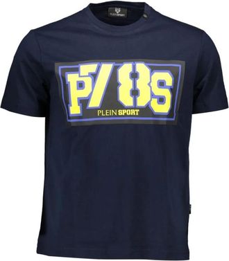 Plein Sport Hombre, Camisetas, Azul, Talla: S