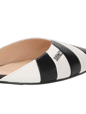 Liu Jo Womens Ballets Black-White Leather Footwear Flats