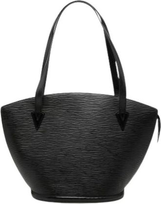 Louis Vuitton Pre-owned Shoulder Bags, female, Black, Size: ONE SIZE Pre-owned Saint Jacques GM Shoulder Bag