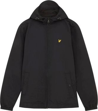 Lyle & Scott Heren, Jassen, Zwart, Maat: S Leer