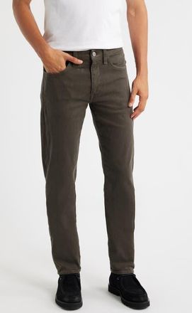 34 Heritage Courage Brown Diagonal Straight Leg 5-Pocket Pants at Nordstrom, Size 30 X 30