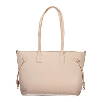 Mario Valentino Tote Bags, female, Pink, Size: ONE SIZE Samba Re