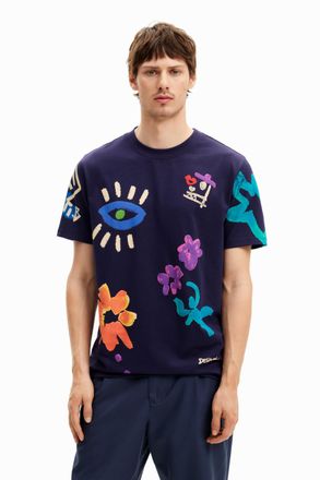 Desigual Man Template 1 Colour New, 5000 Navy, L, Blue, L